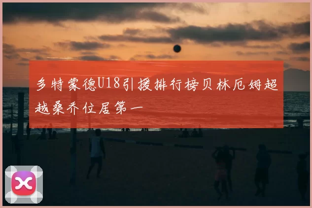 多特蒙德U18引援排行榜贝林厄姆超越桑乔位居第一