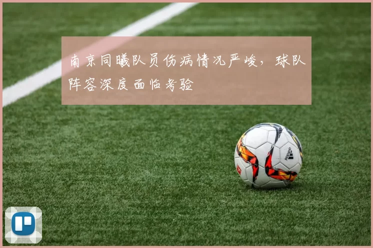 南京同曦队员伤病情况严峻,球队阵容深度面临考验