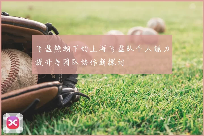 飞盘热潮下的上海飞盘队个人能力提升与团队协作新探讨