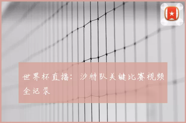 世界杯直播:沙特队关键比赛视频全记录