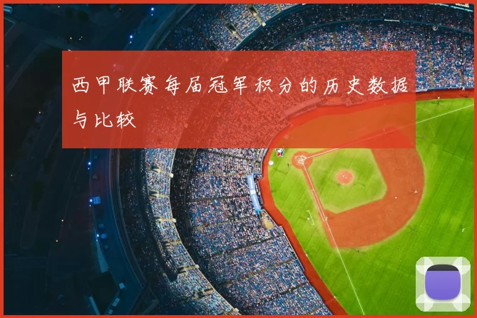 西甲联赛每届冠军积分的历史数据与比较
