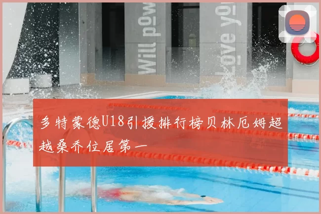 多特蒙德U18引援排行榜贝林厄姆超越桑乔位居第一