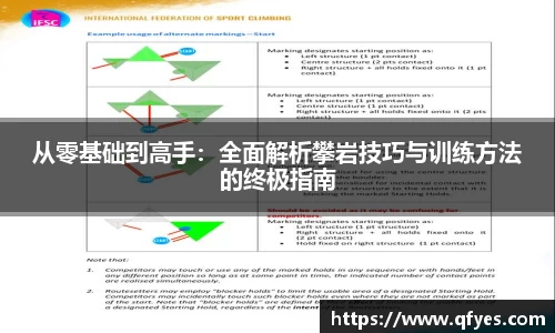 从零基础到高手：全面解析攀岩技巧与训练方法的终极指南