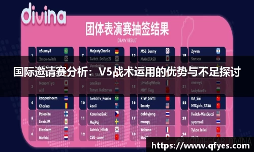 国际邀请赛分析：V5战术运用的优势与不足探讨
